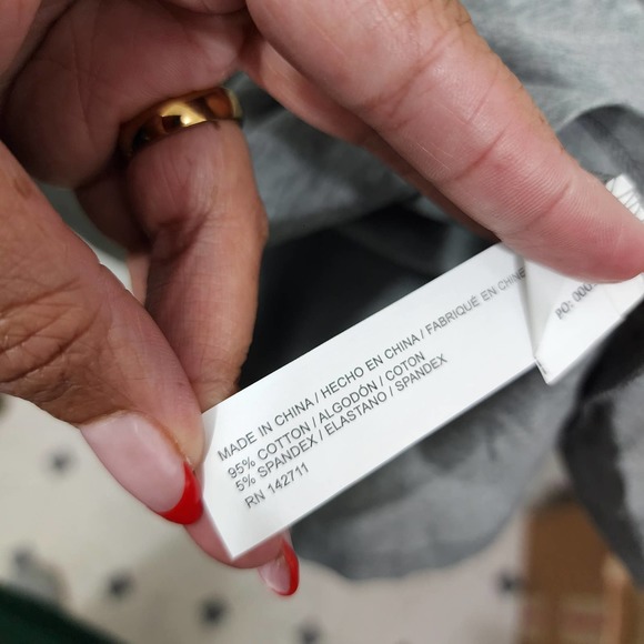 Eloquii Gray Tie Waist Flared Bell Sleeve Shirt Dress Womens Plus Size 14 16 1X - Picture 13 of 15